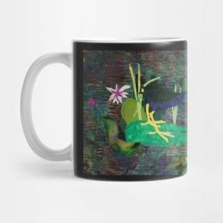 Purple Gallinule in on lily pads Mug